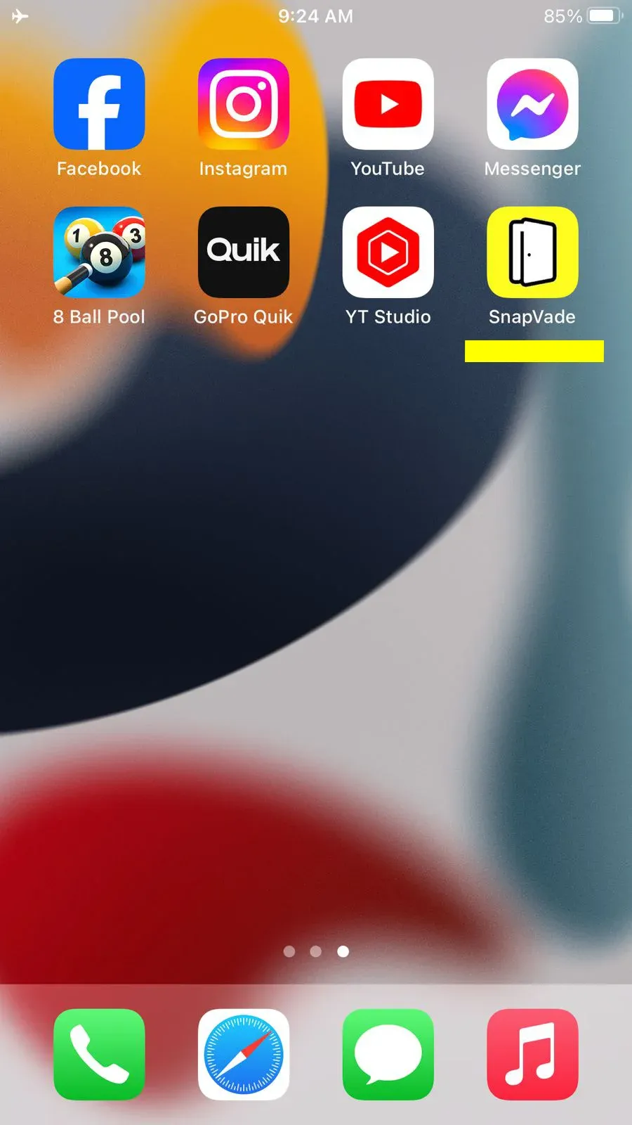 SnapVade App Interface ready for use